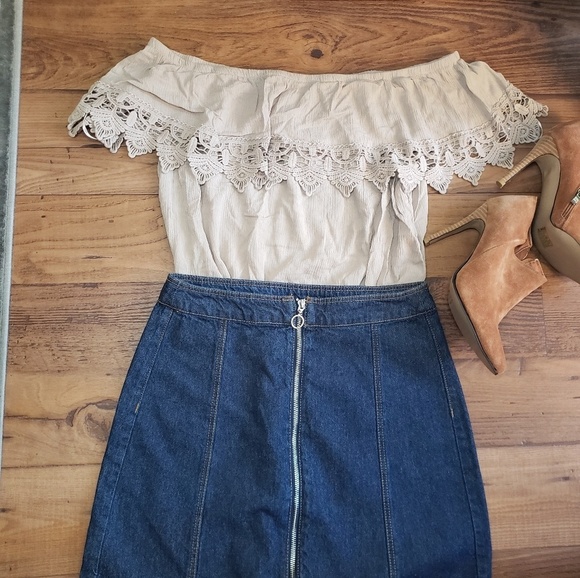 Divided Dresses & Skirts - Dark wash denim skirt